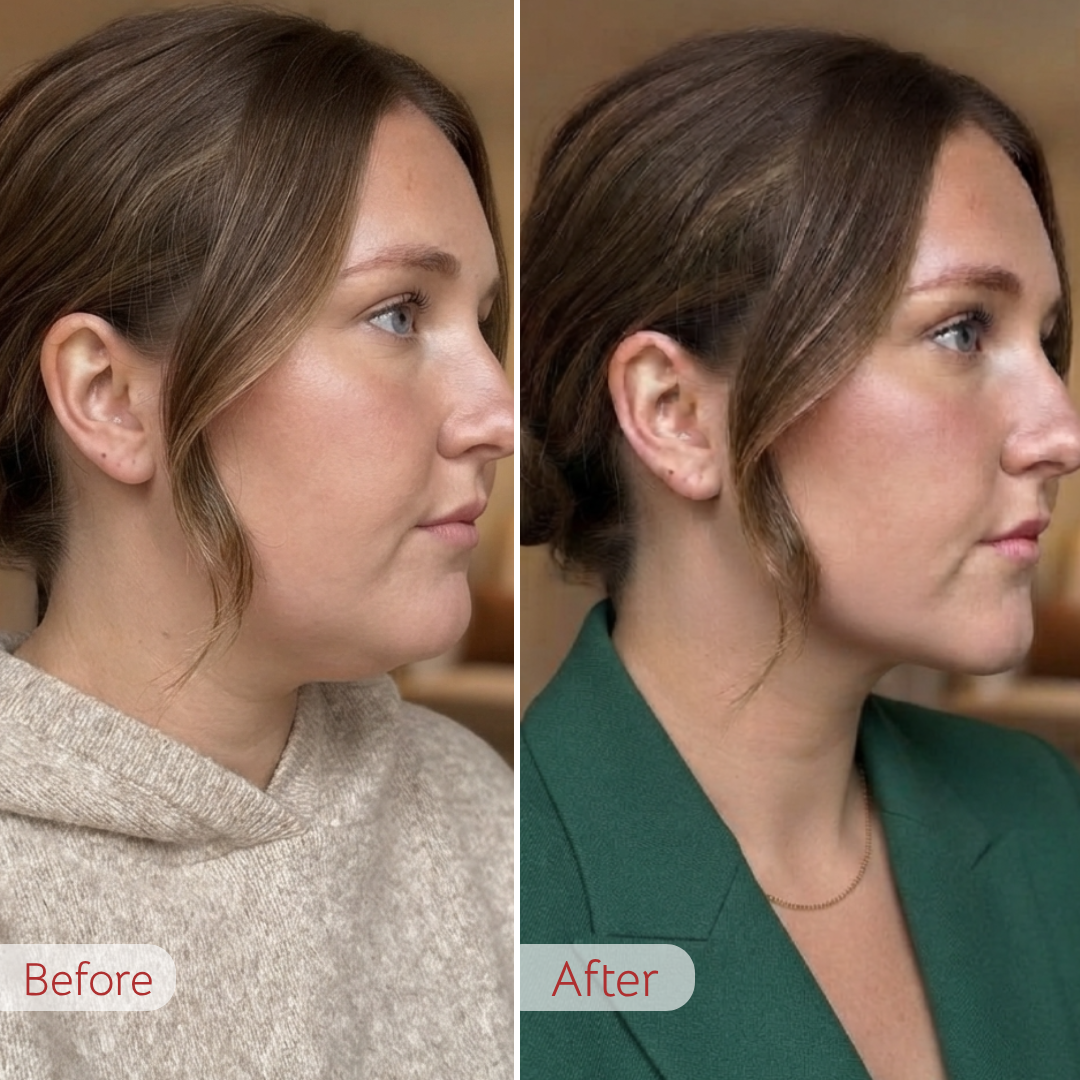 Customer photo, before and after