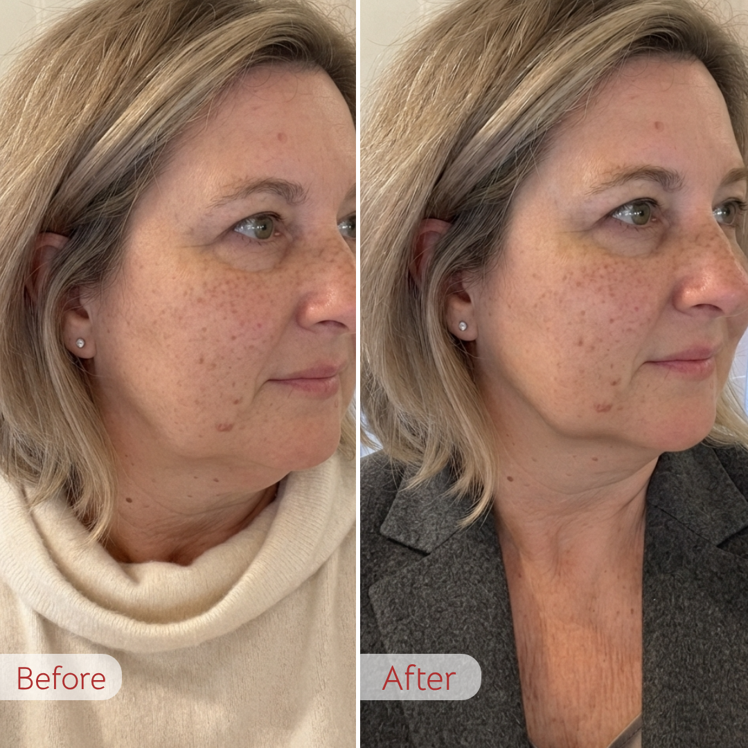 Customer photo, before and after