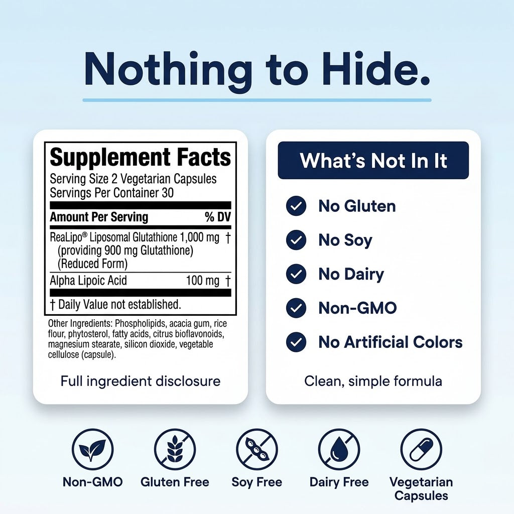 Supplement facts and what is not in Vespra